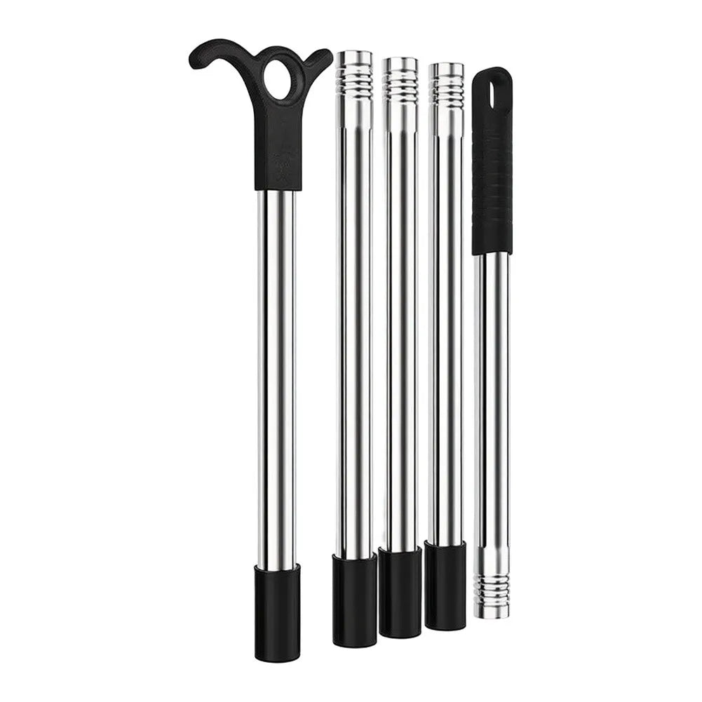 Telescopic Skylight Opening Pole 2m | Stainless Steel Hook Rod Skylight Opening Pole PRIMED