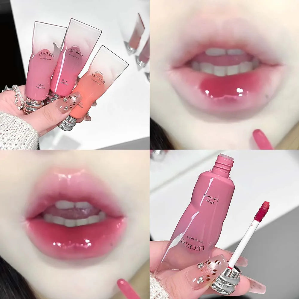 ZYXUAQIR Water Plump Lip Gloss – Mirror Shine, Long-Lasting