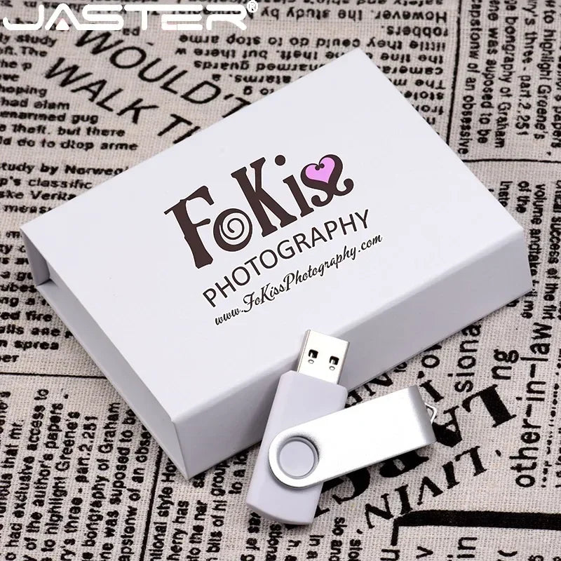 JASTER Rotatable USB Flash Drive | Free Custom Logo 4–128GB USB Flash Drive PRIMED