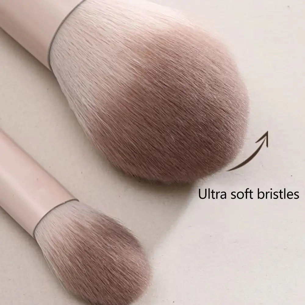 5–13 Piece Soft Makeup Brush Set – Blending, Contour & Eyeshadow