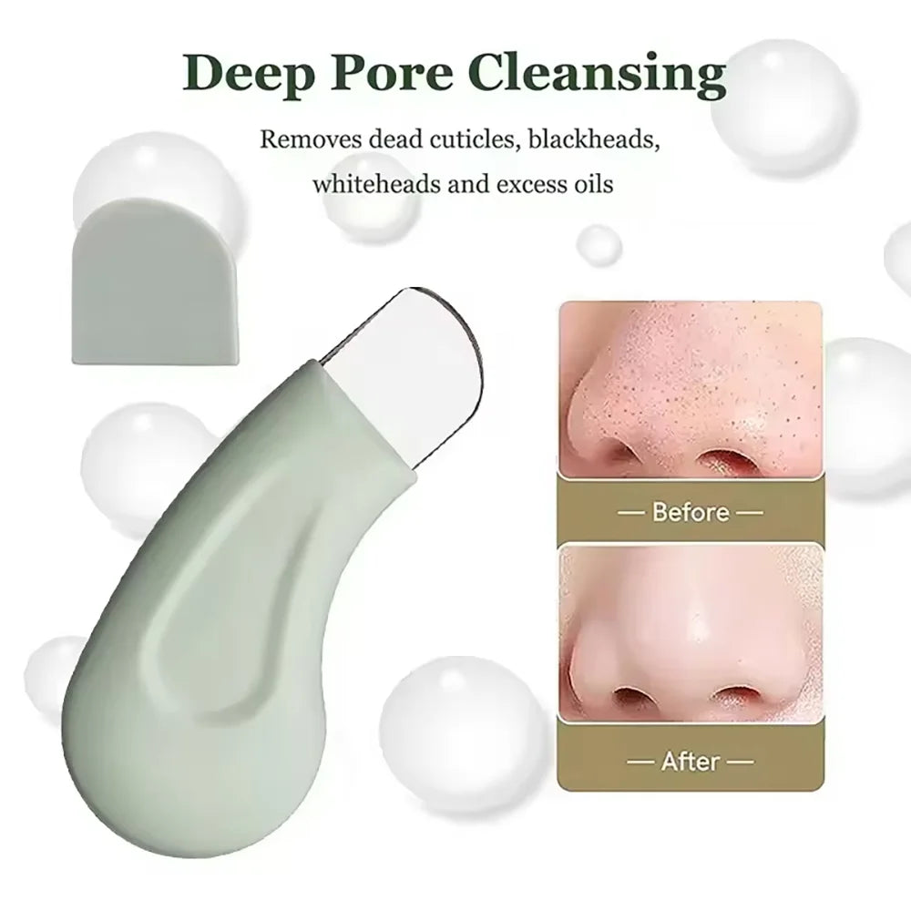 Silicone Facial Scraper & Ice Cooling Pore Cleanser Tool