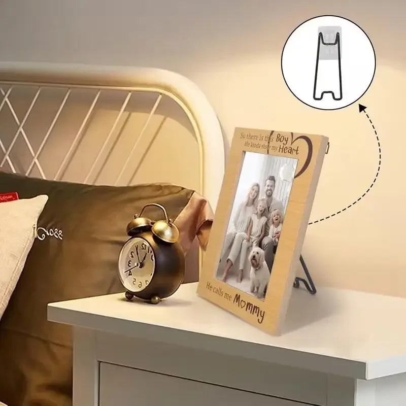 Self-Adhesive Picture Frame Easel Stand | Stainless Steel Frame Easel Stand PRIMED