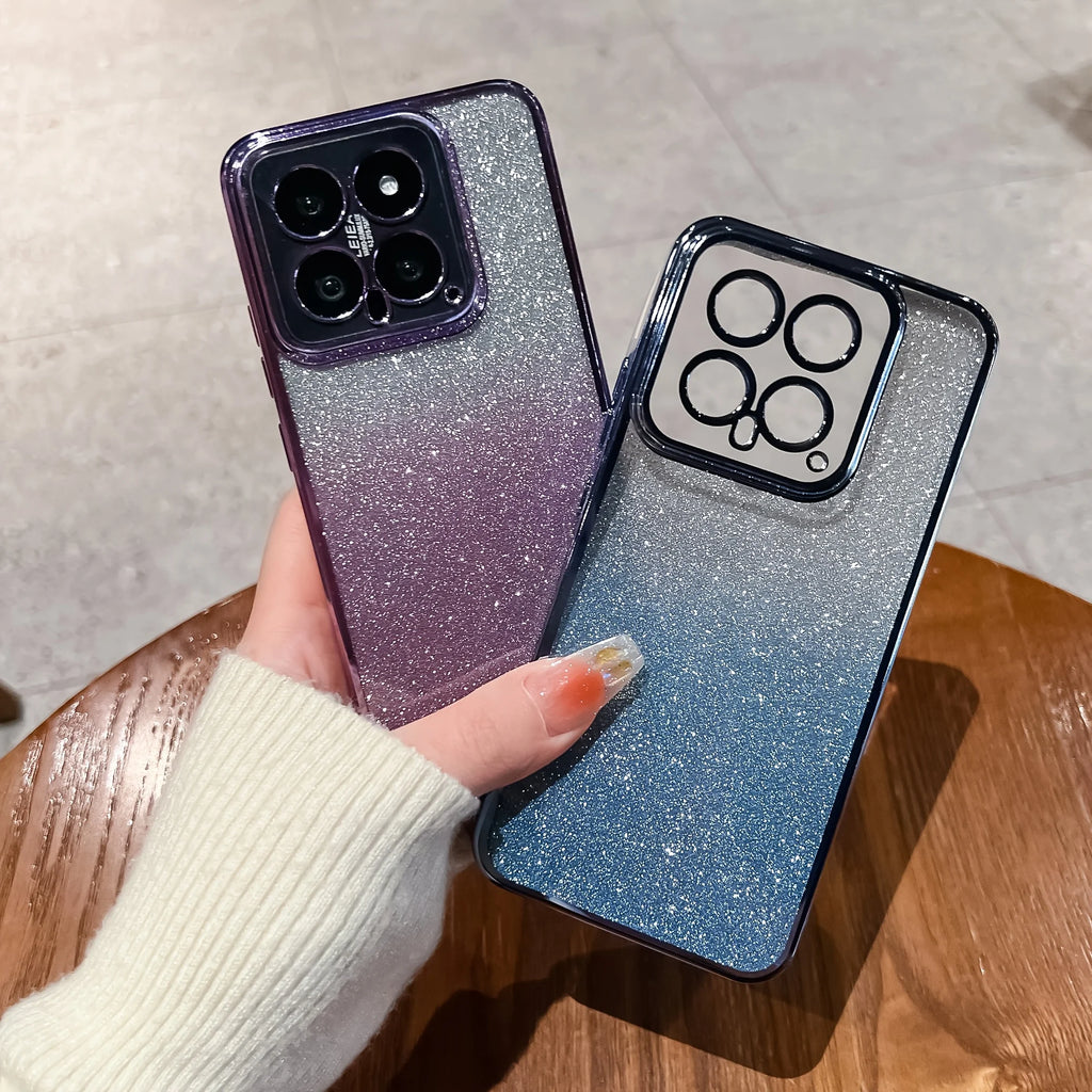 Gradient Glitter Case for Redmi Note 14 13 12 11 10 Pro Glitter Phone Case PRIMED