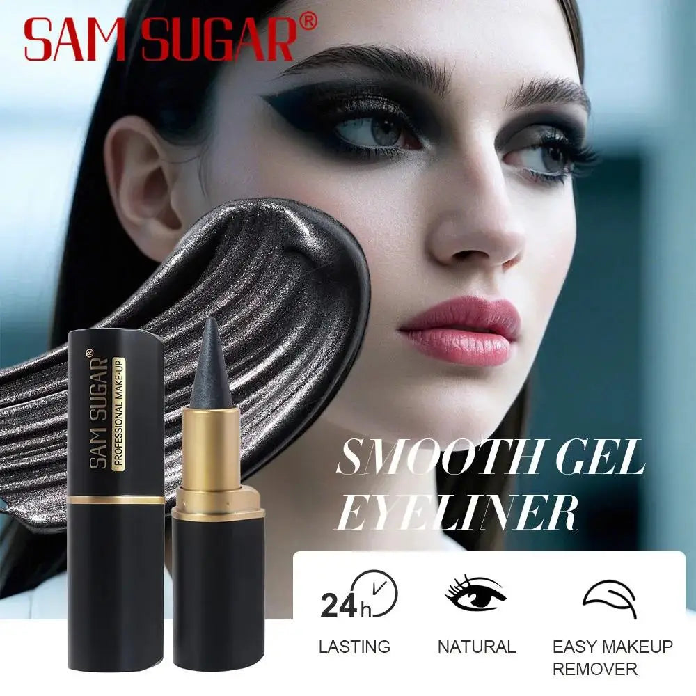 SAM SUGAR 24H Waterproof Gel Eyeliner Pen – Smudge-Prooftml:parameter> <parameter name="seo_description">SAM SUGAR 24H waterproof gel eyeliner pen. Fast-drying, smudge-proof, matte black finish. Perfect for cat-eye & smokey looks. Shop now! Gel Eyeliner Pen PRIMED