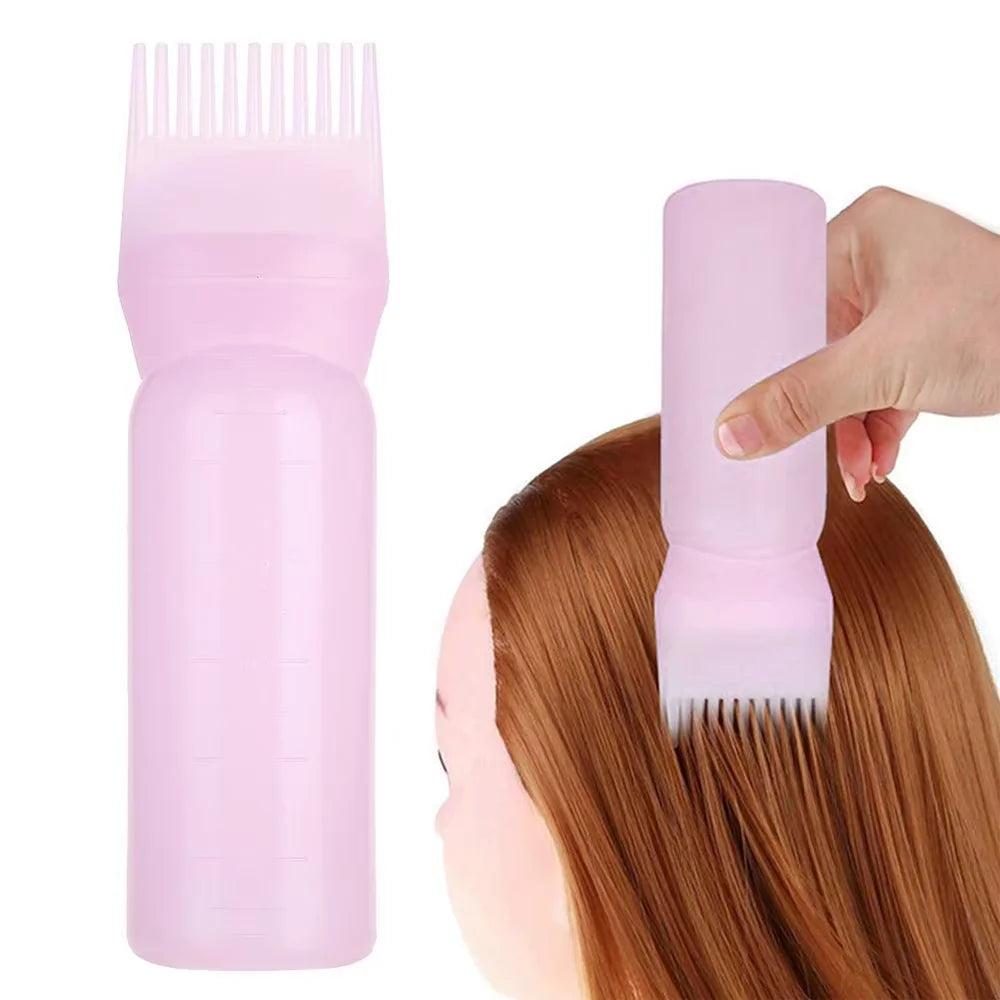 120ml Hair Dye Applicator Comb Bottle | Salon Coloring Tool Hair Dye Applicator PRIMED