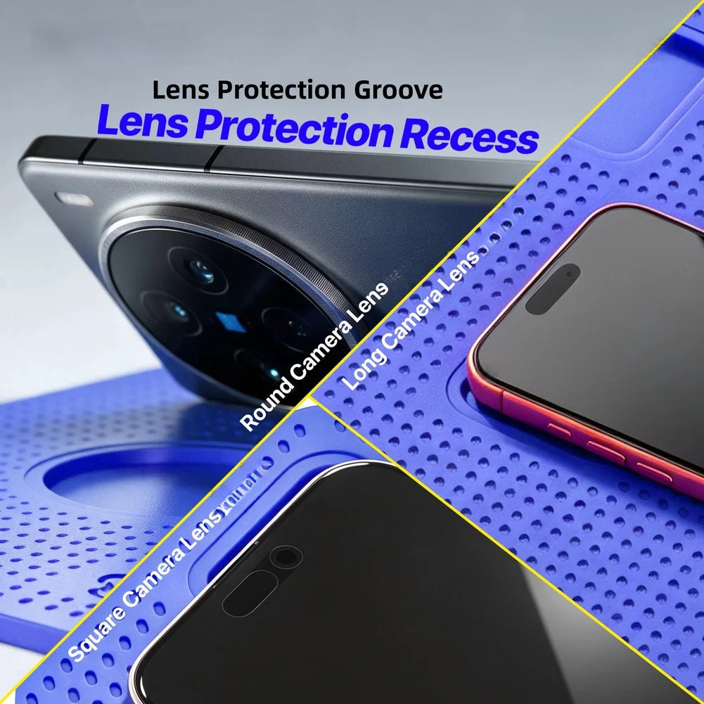 Silicone Non-Slip Mat for Screen Protector Application 35x25cm Screen Protector Mat PRIMED
