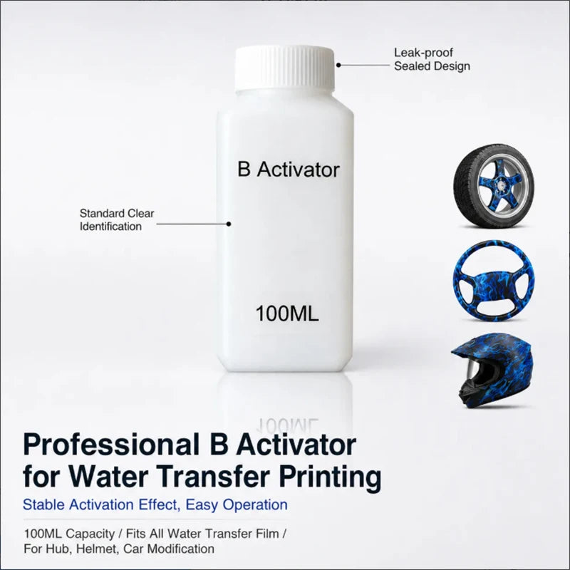 Hydrographic Activator B 100ml – Water Transfer Printing Hydrographic Activator PRIMED