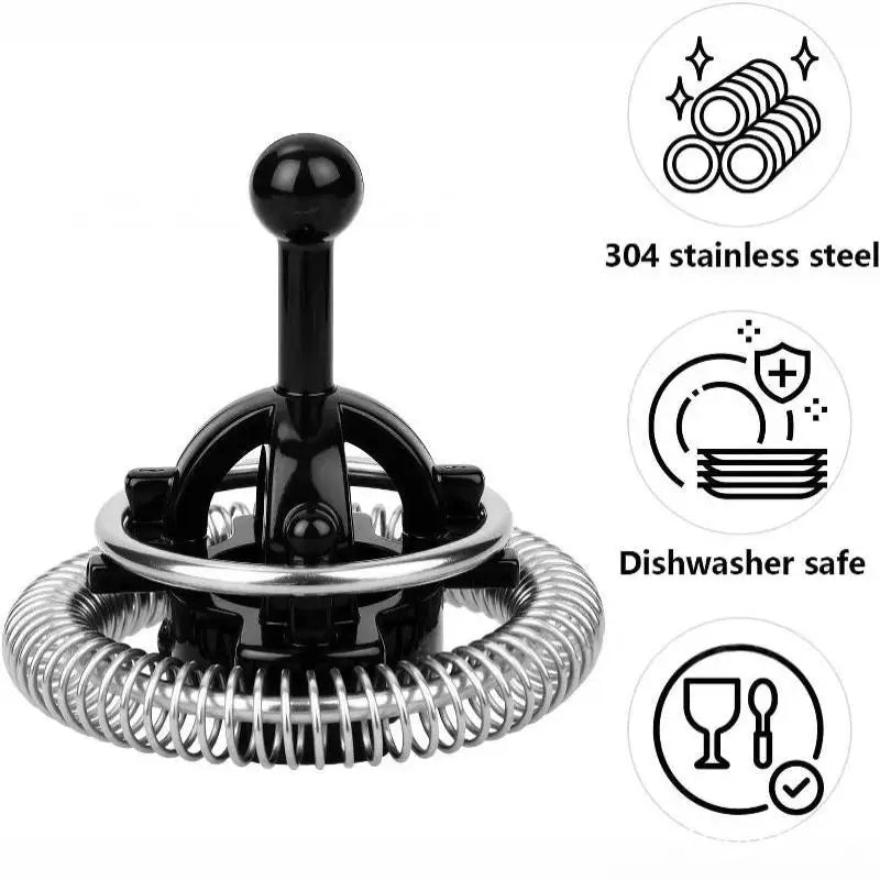 Spring-Loaded Espresso Tamper | 304 Stainless Steel Calibrated