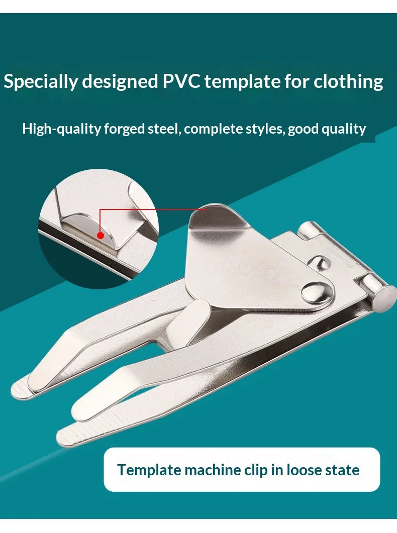 Steel Garment Template Machine Clip | Sewing Position Fastener