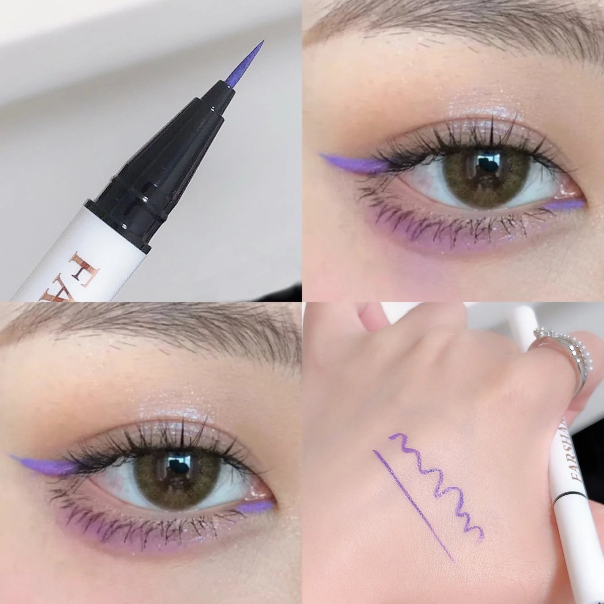 0.1mm Colorful Liquid Eyeliner Pen – Waterproof & Long-Lasting