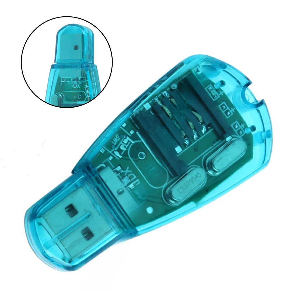 USB SIM Card Reader Writer Copier & Backup Kit – Blue USB SIM Card Reader PRIMED