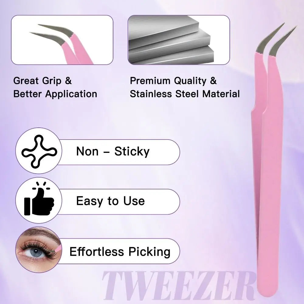 Waterproof Lash Extension Glue Kit with Remover & Tweezers Lash Extension Kit PRIMED