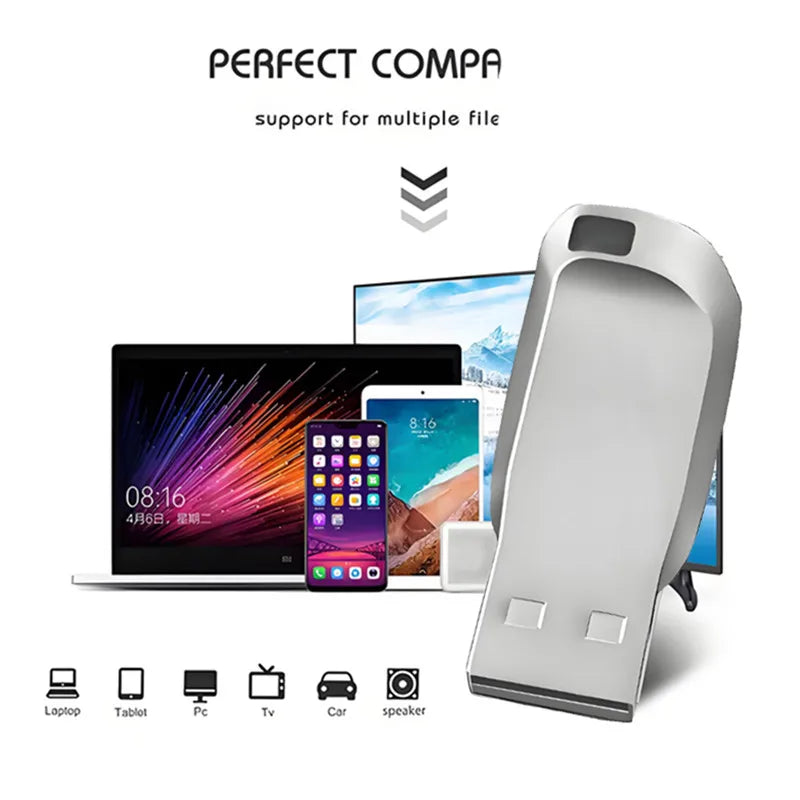 Bulk Metal USB Flash Drives 512MB–64GB | Free Custom Logo USB Flash Drive PRIMED