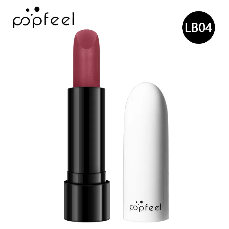 Popfeel Matte Velvet Lipstick – Waterproof & Long-Lasting