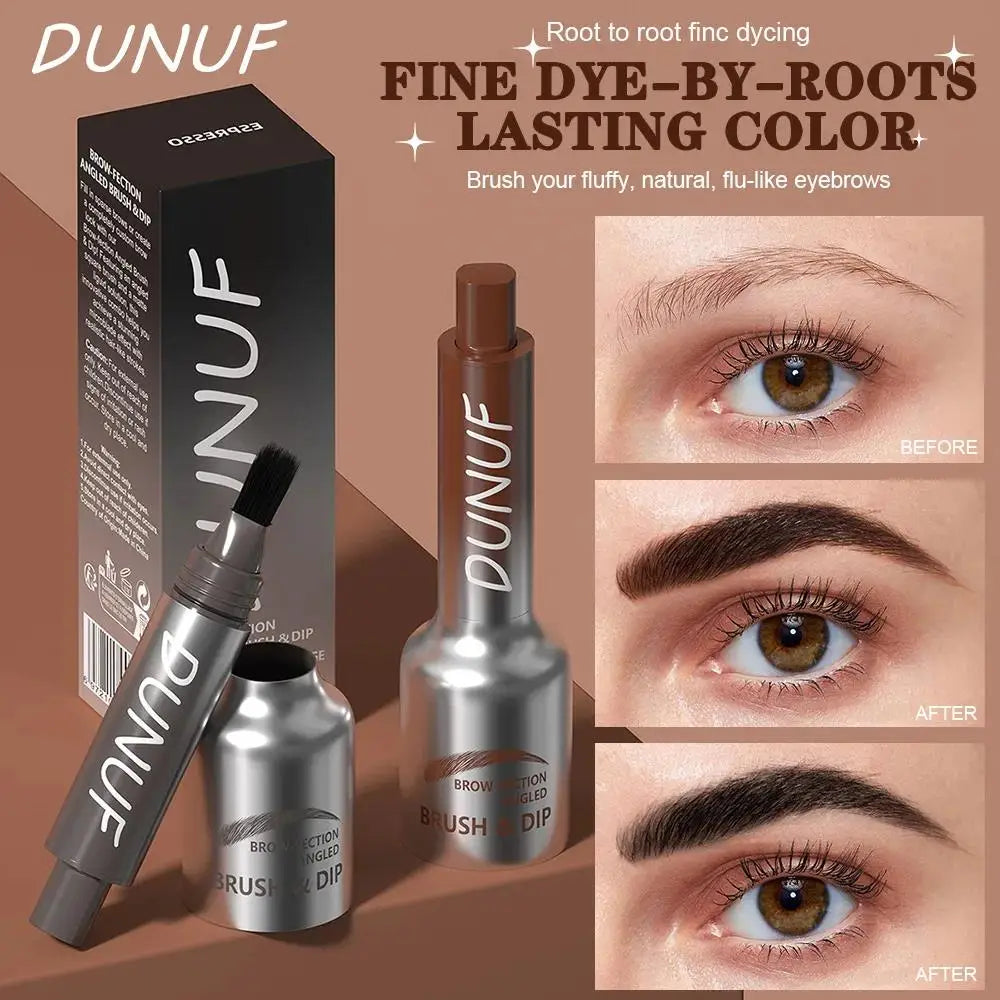DUNUF Waterproof Eyebrow Pencil – 2 Color Long-Lasting Brow Eyebrow Pencil PRIMED