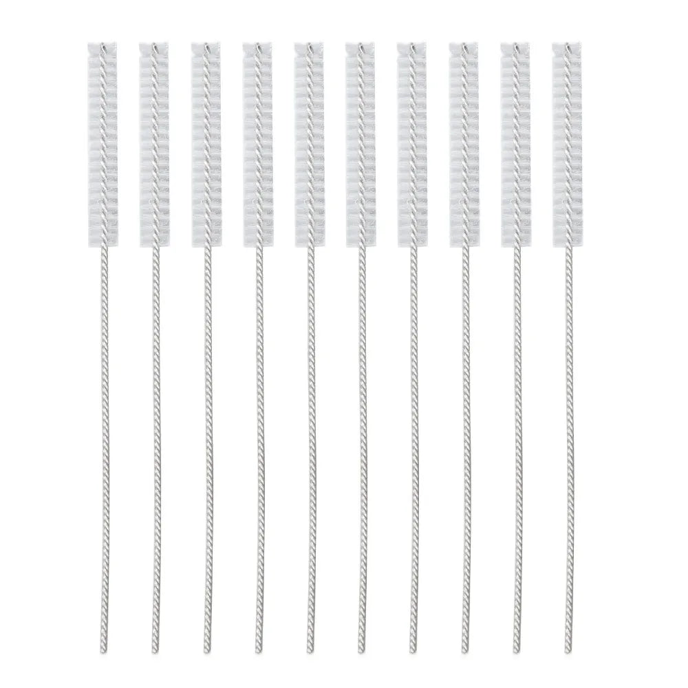10-Pack 2.5mm Hearing Aid Vent & Tube Cleaning Brush Set