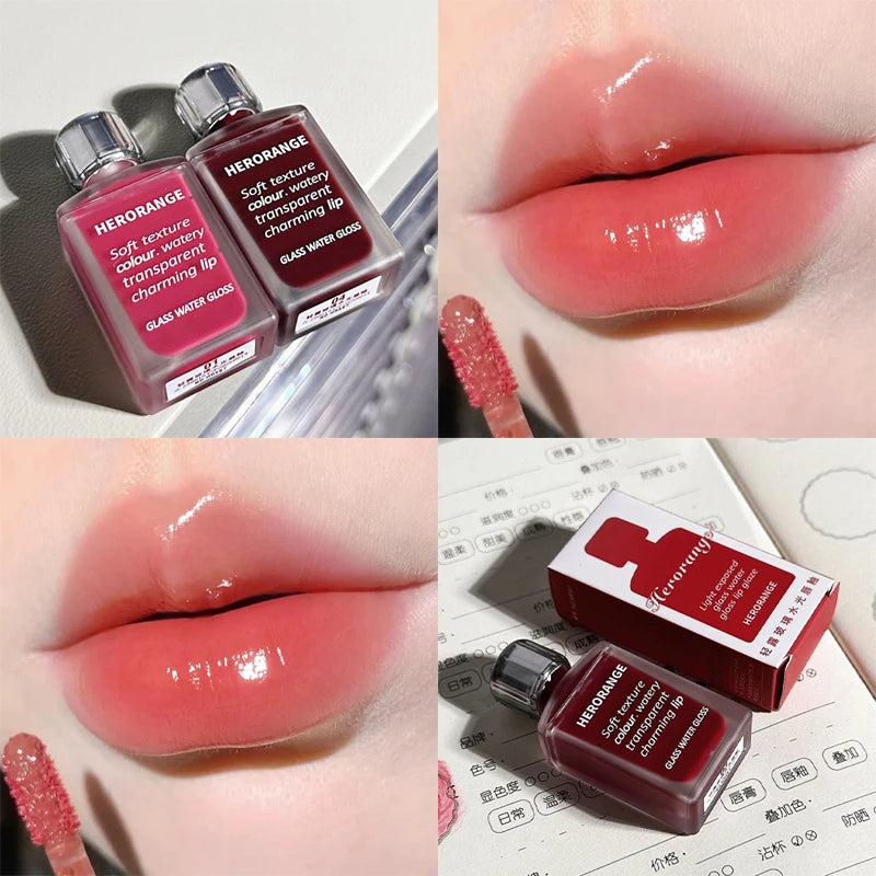 Water-Glow Mirror Lip Gloss – Hydrating Korean Lip Tint