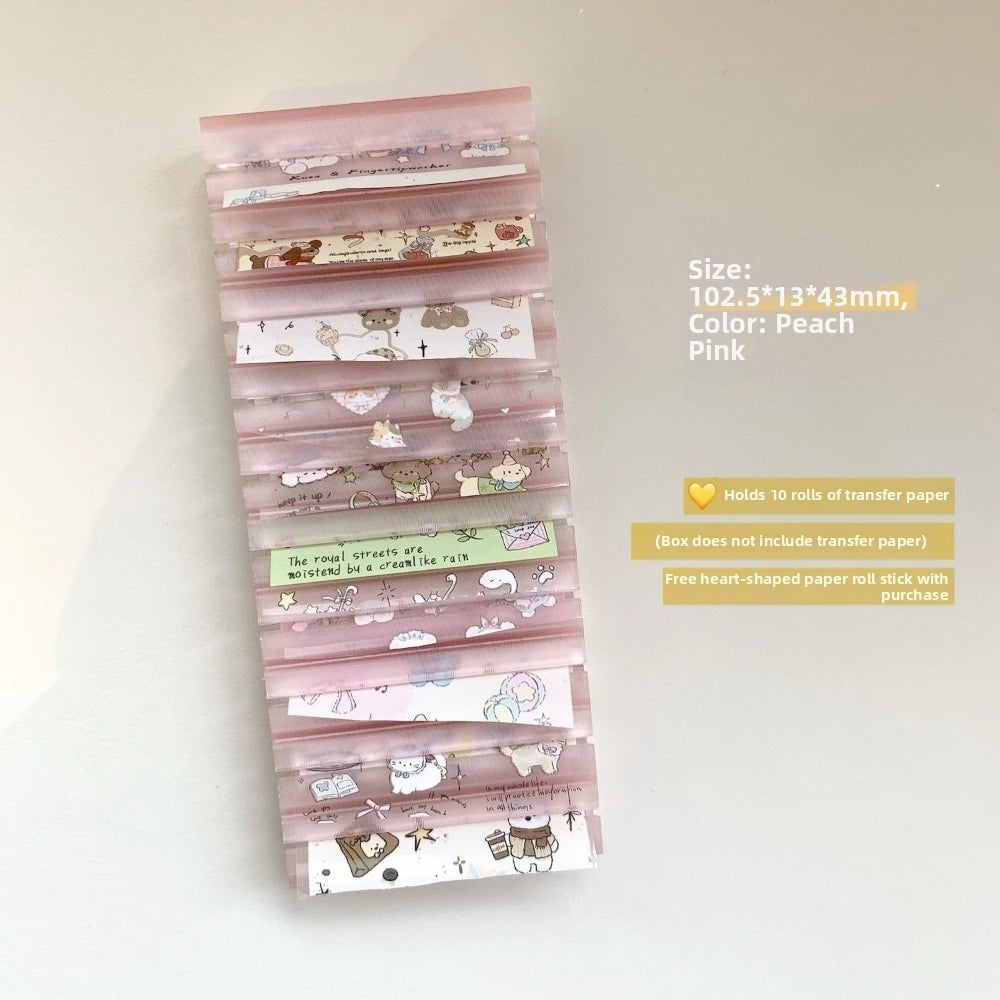 10-Grid Nail Foil Storage Box – 3D Printed Nail Art Organizer