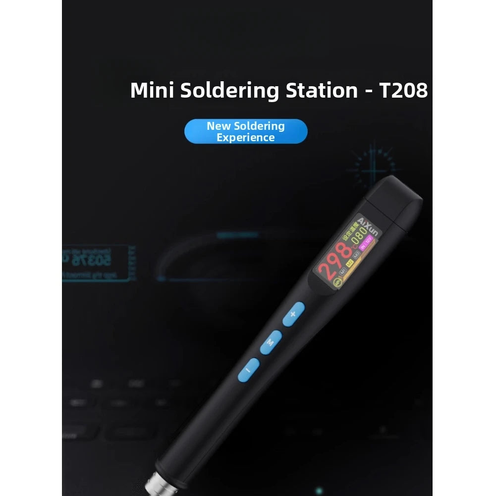 T208 Digital Soldering Iron – Fast Heat & Adjustable Temp
