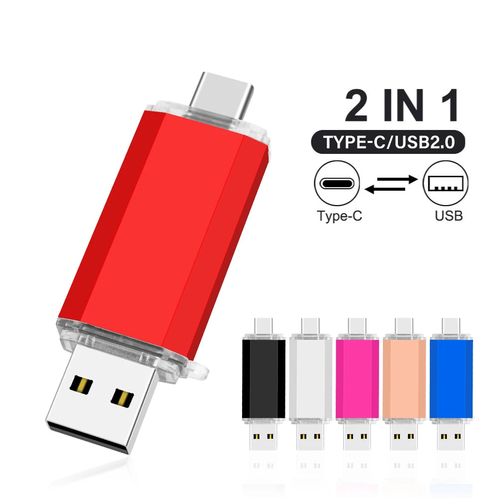 JASTER Type-C USB Flash Drive 8GB–128GB | Plastic Pen Drive USB Flash Drive PRIMED