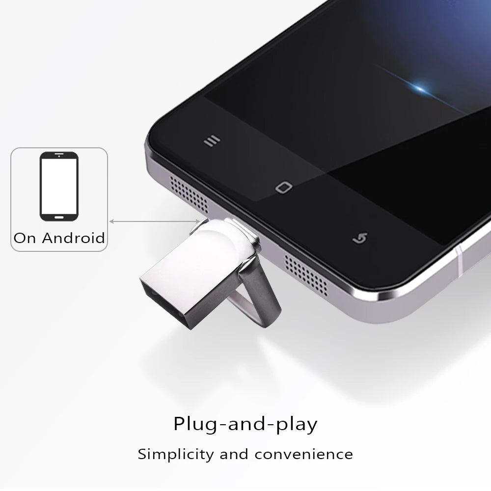 JASTER Metal USB-C Flash Drive OTG Pen Drive 4GB–128GB USB Flash Drive PRIMED