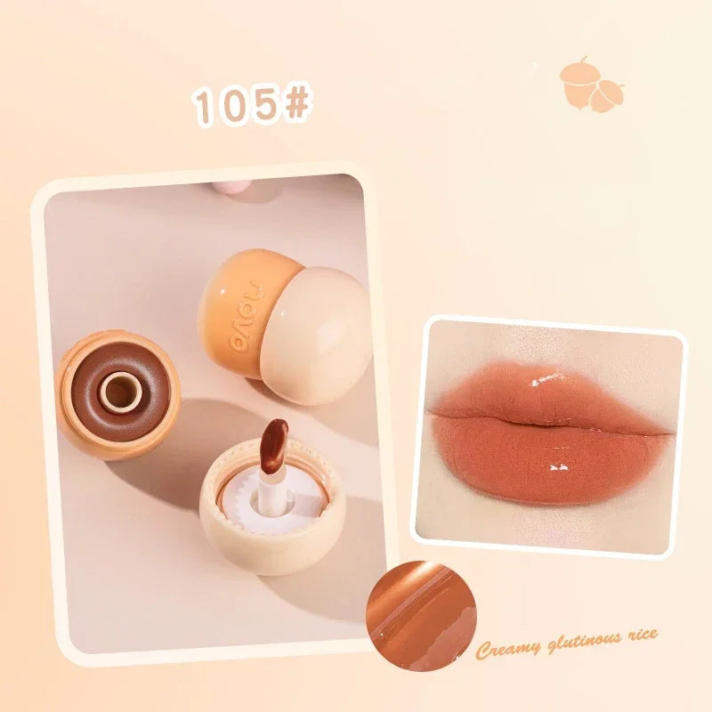 Mushroom Lip Gloss – Matte Liquid Lipstick & Creamy Lip Tint Matte Lip Gloss PRIMED 105