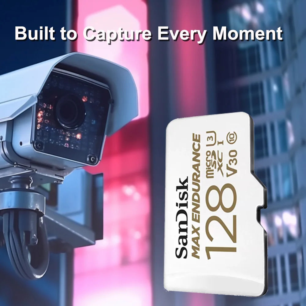 SanDisk MAX ENDURANCE MicroSD 32GB–256GB U3 4K Dash Cam MicroSD Memory Card PRIMED