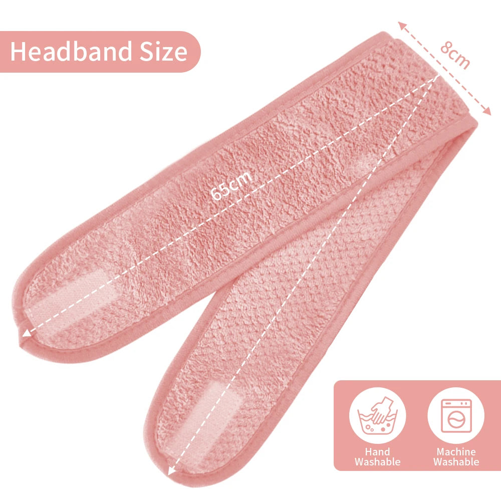 Adjustable Spa Facial Headband for Eyelash Extensions Spa Facial Headband PRIMED