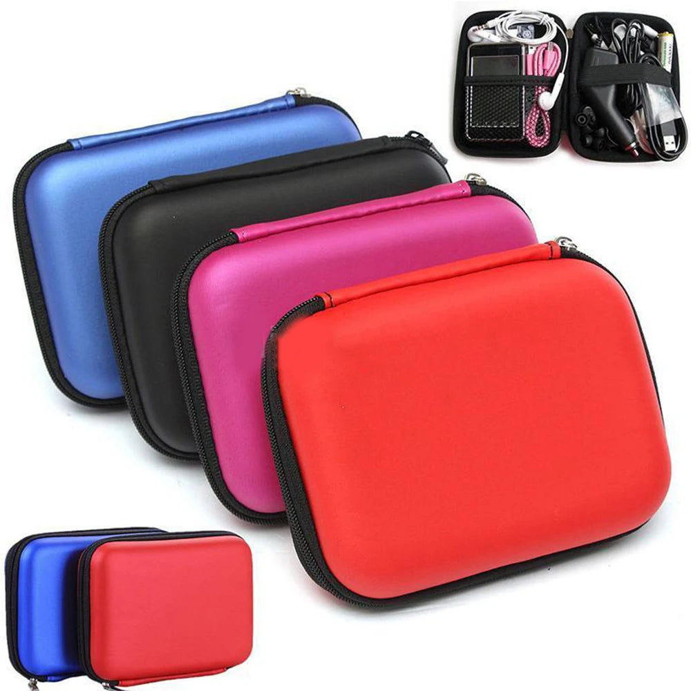 EVA 2.5" HDD Portable Zipper Case – Hard Drive Storage Pouch Hard Drive Case PRIMED