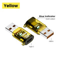 USB 3.2 to USB-C OTG Adapter | 120W Fast Charging 10Gbps USB-C OTG Adapter PRIMED Yellow U Male to C
