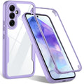 360° Shockproof Full Cover Case for Samsung Galaxy A Series Phone Protection Case PRIMED A52 4G 5G Purple