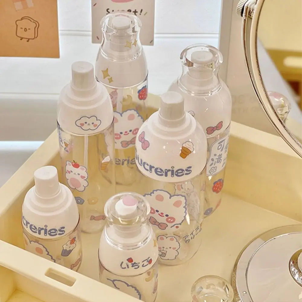 Travel Push Dispenser Bottle – Refillable Empty Bottle 50–150ml