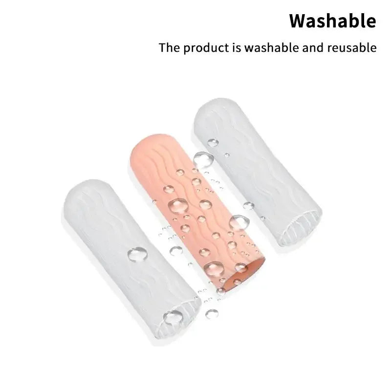 SEBS Gel Finger Protector Sleeves – Heat Resistant 2-Pack