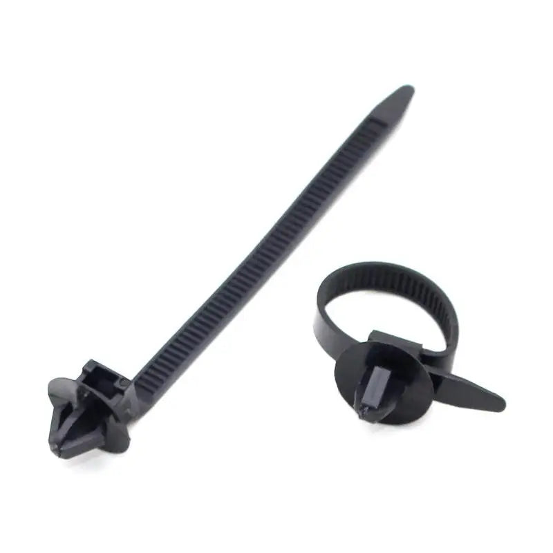 Nylon Push Mount Wire Harness Clamp Clips 10/20PCS Black Wire Harness Clips PRIMED