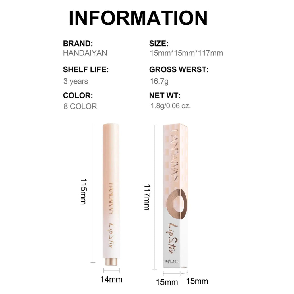 Handaiyan Jelly Mirror Lip Gloss – Long-Lasting Press-On Tint Lip Gloss Pen PRIMED