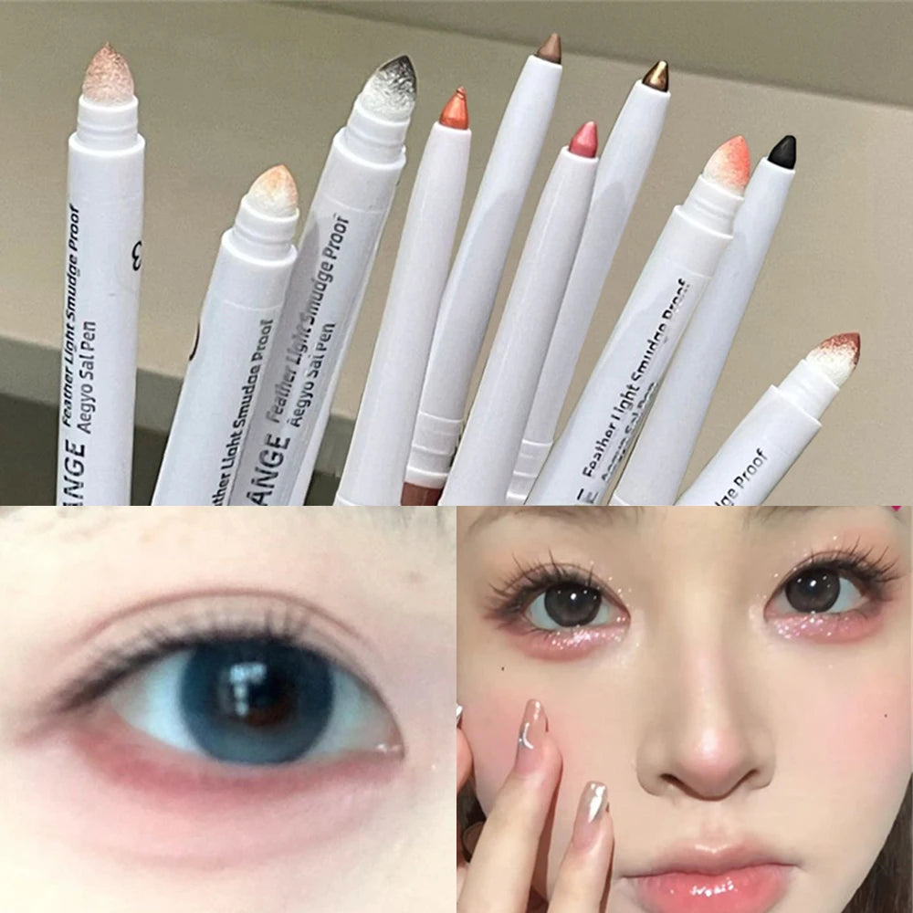 2-in-1 Gel Eyeliner & Highlighter Pen – Waterproof Dual-Tip