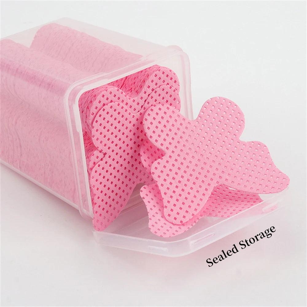 200PCS Disposable Cotton Pads – Eyelash Extension Wipes Lash Extension Supplies PRIMED