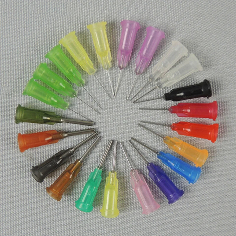 10Pcs Dispensing Needle Tips 14GA–27GA | Liquid Syringe Needles