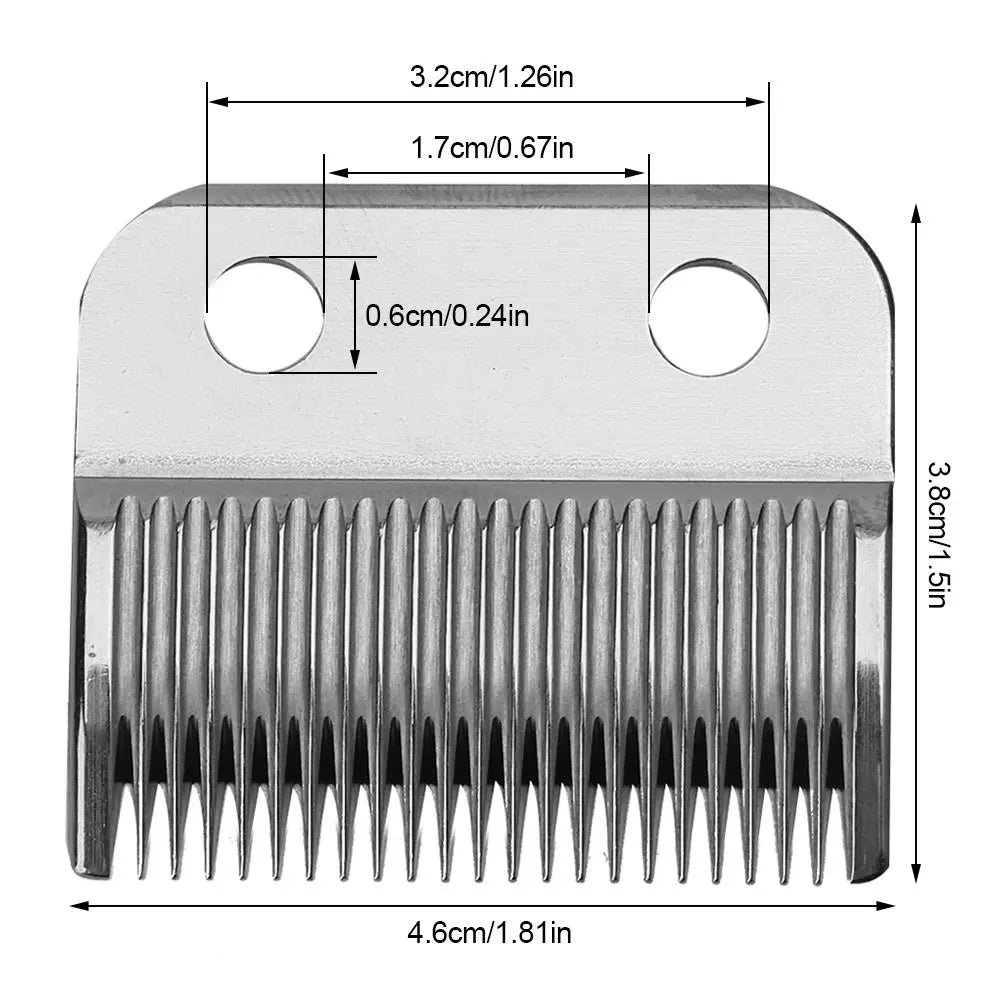 Stainless Steel Hair Clipper Blade – Professional Replacement