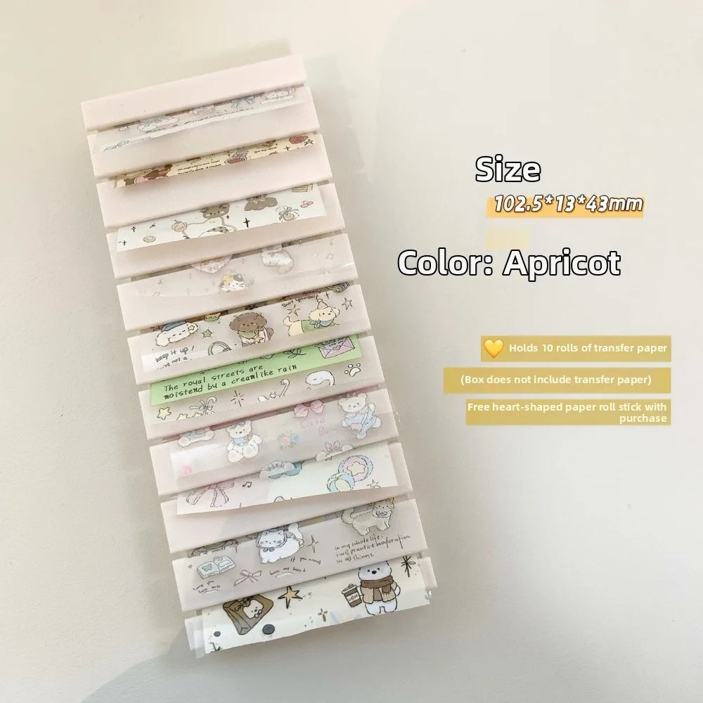 10-Grid Nail Foil Storage Box – 3D Printed Nail Art Organizer