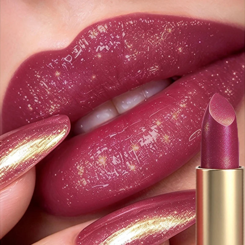 SAM SUGAR Metallic Glitter Lip Gloss | Diamond Shimmer, Waterproof