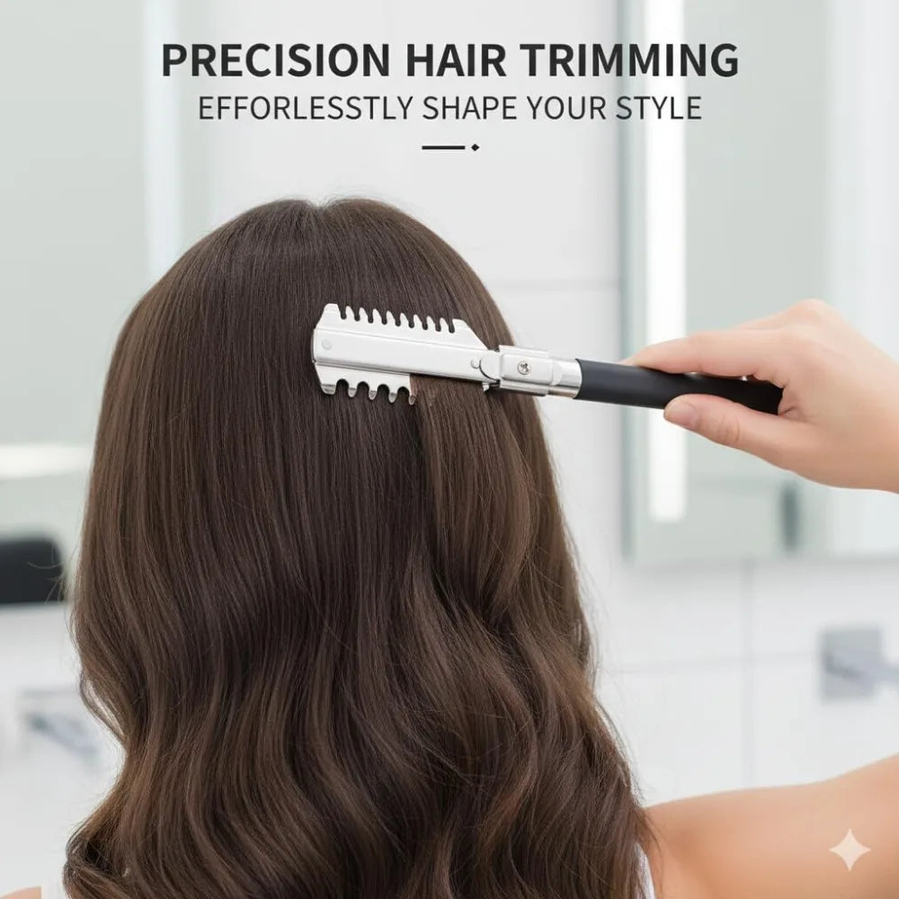 Double-Edge Razor Comb – Hair Thinning & Styling Tool Hair Razor Comb PRIMED