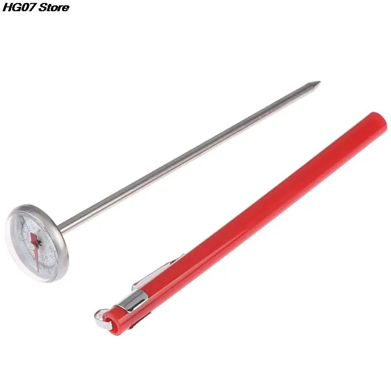 Stainless Steel Soil & Compost Thermometer | 0–100°C Dial