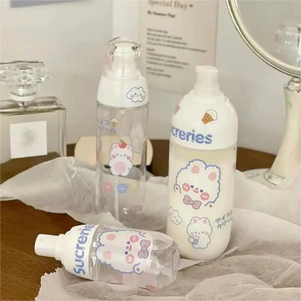 Travel Push Dispenser Bottle – Refillable Empty Bottle 50–150ml