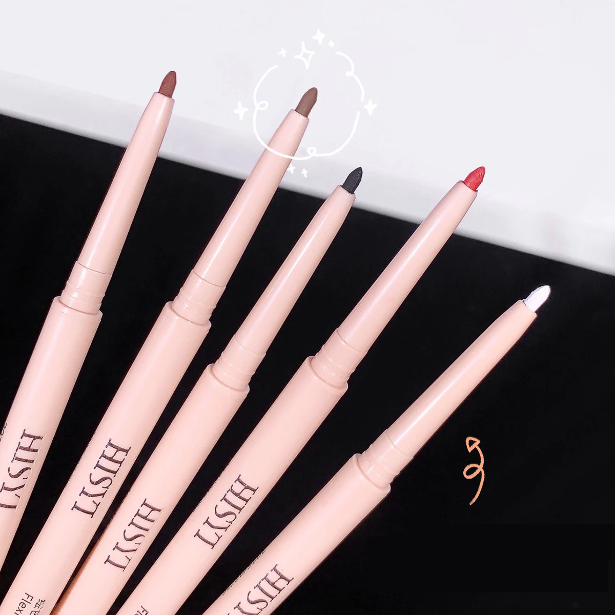 Waterproof Matte Gel Eyeliner Pencil – 5 Colors Long-Lasting