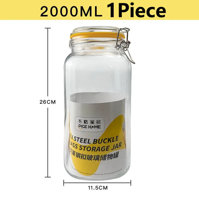 Wide Mouth Glass Mason Jar with Airtight Lid – HeY LiLac