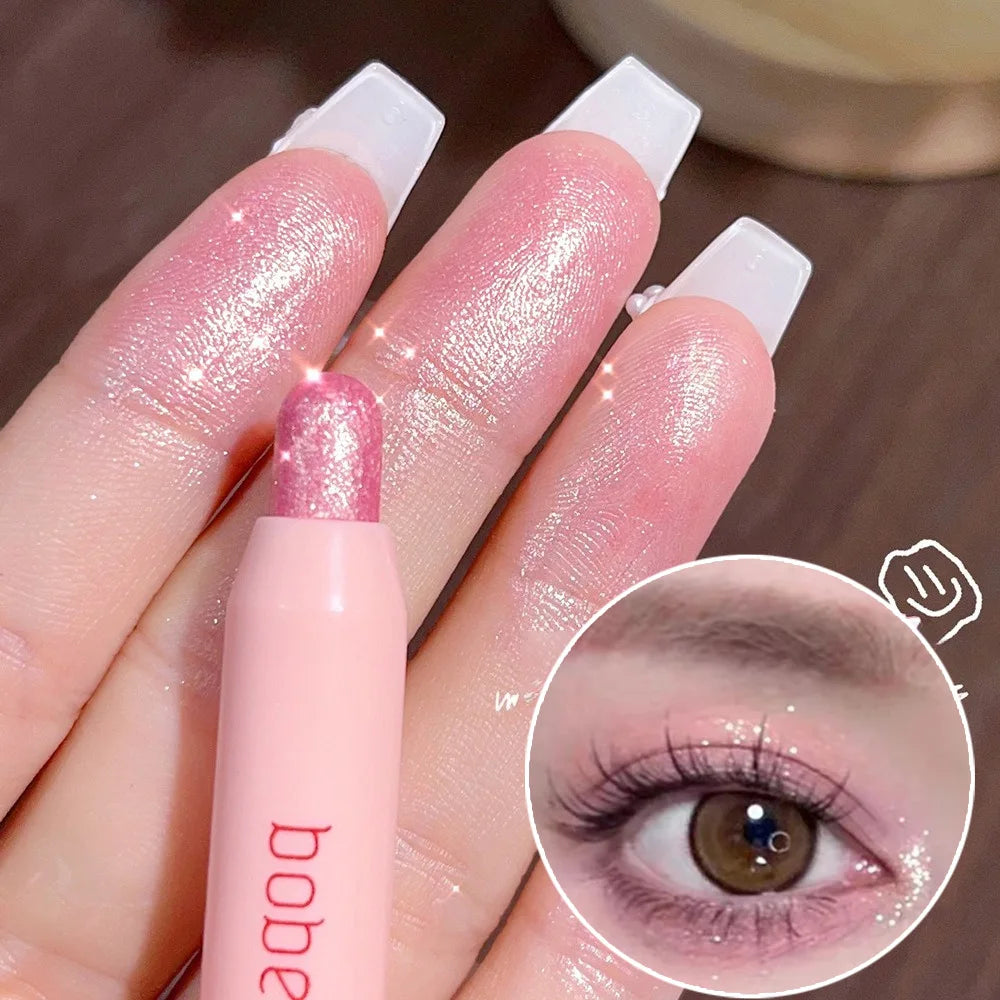 Peach Shimmer Eyeshadow Stick | Glitter Highlighter Pencil Eyeshadow Highlighter Stick PRIMED