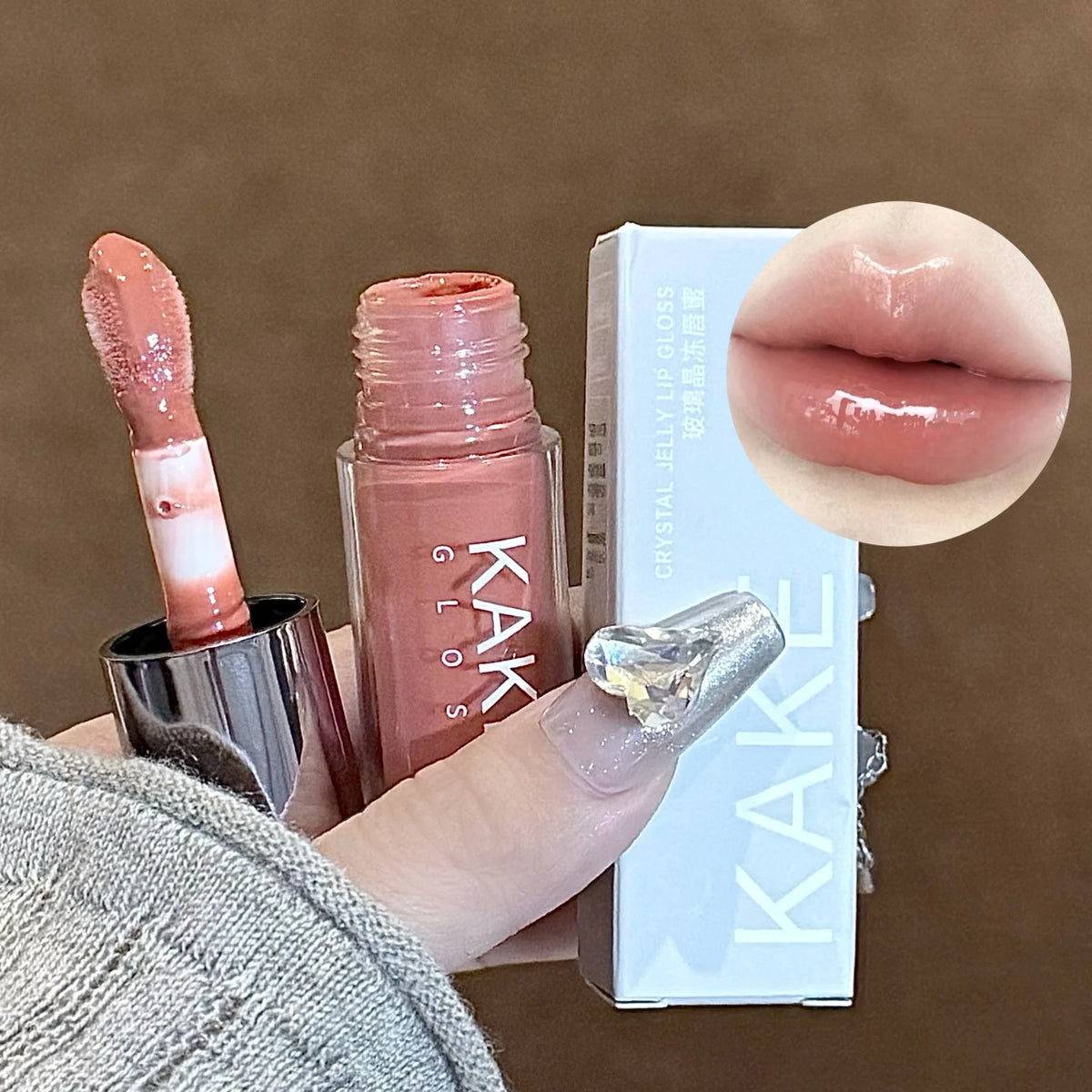 Mirror Lip Gloss – Moisturizing Jelly Lip Glaze Long Lasting Lip Gloss PRIMED