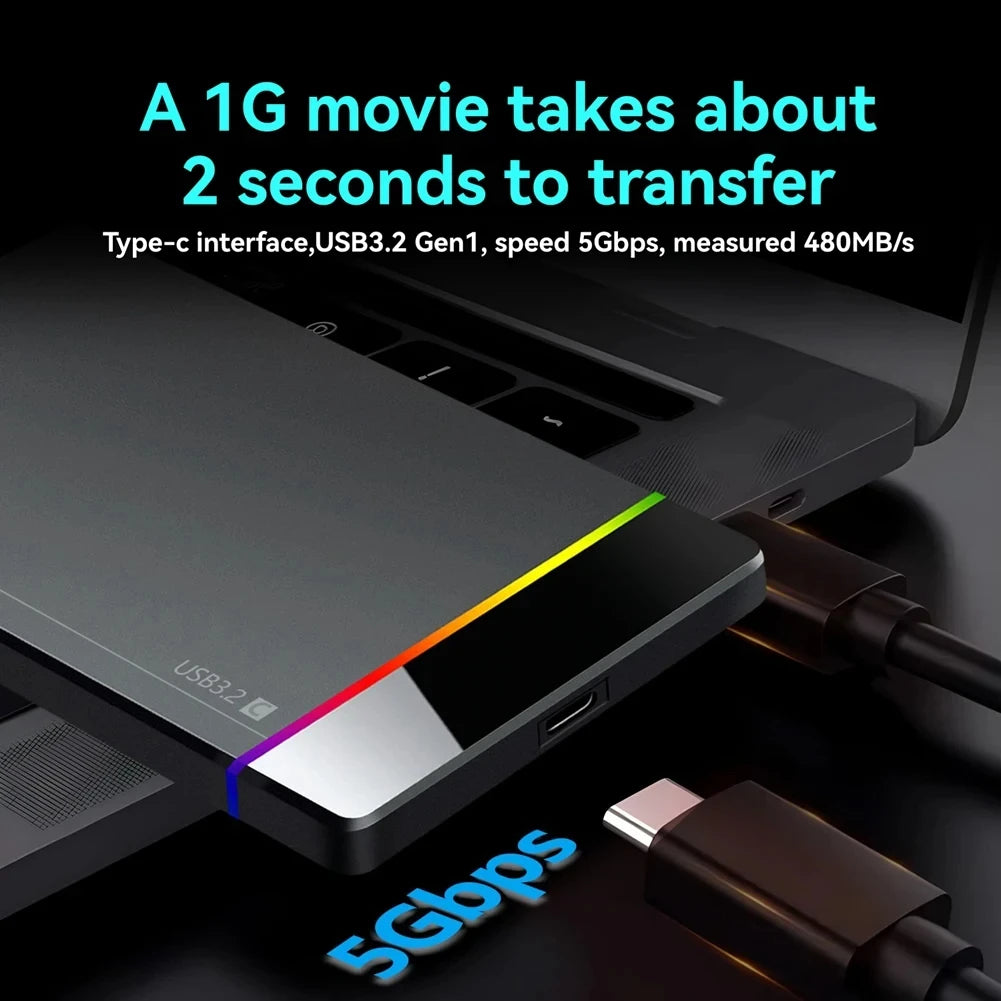 2.5" USB 3.2 SATA Hard Drive Enclosure – SSD & HDD 6TB Hard Drive Enclosure PRIMED