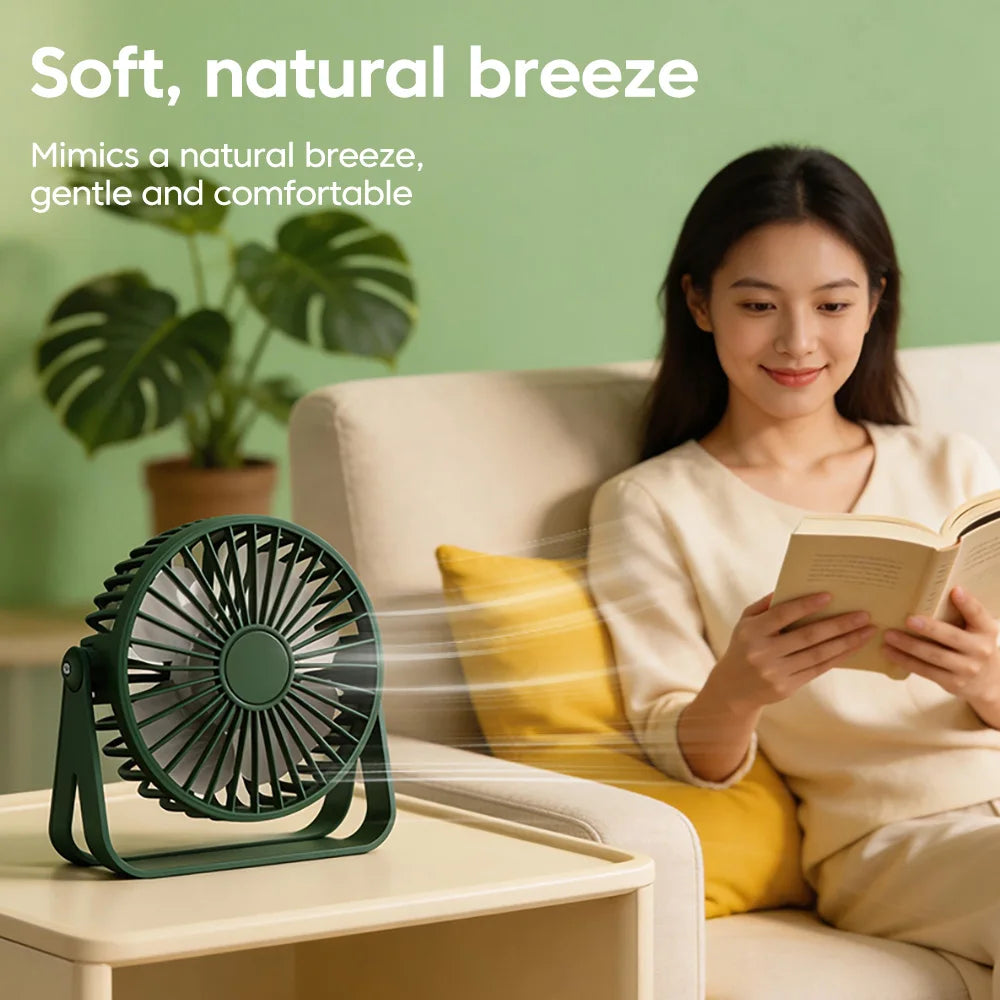 USB Desktop Mini Fan – Portable Table Fan Home Office Dorm USB Desktop Fan PRIMED